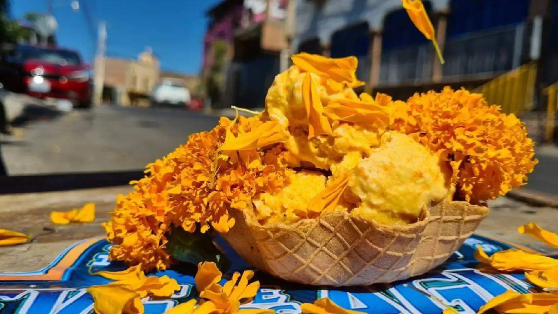 Receta para hacer helado de cempasúchil casero para esta temporada